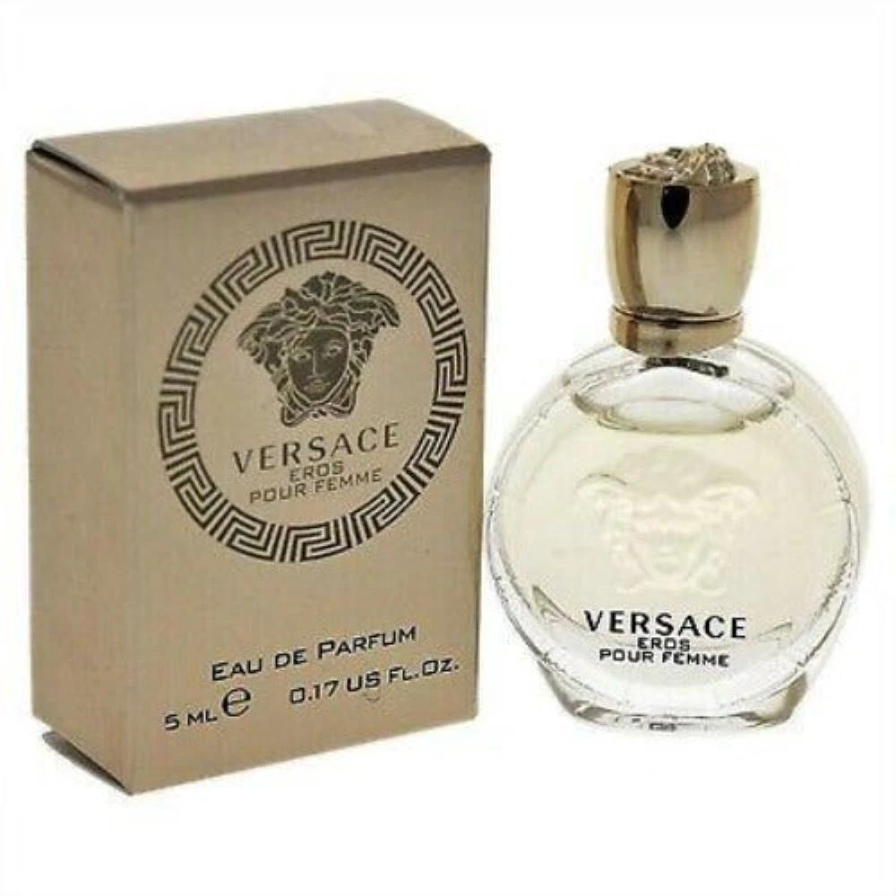Versace Eros Pour Femme Eau De Parfum  Women's Perfume 0.17 Oz Mini 1