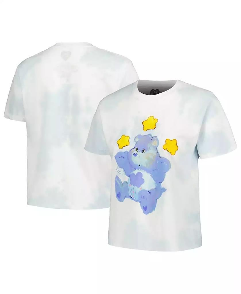 Mad Engine Men's and Women's Care Bears Grumpy Bear Stars Tie-Dye T-shirt