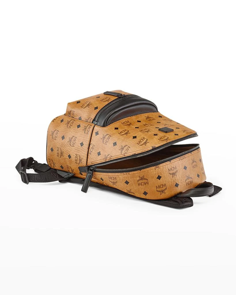 MCM Stark Small Logo Zip Backpack 5
