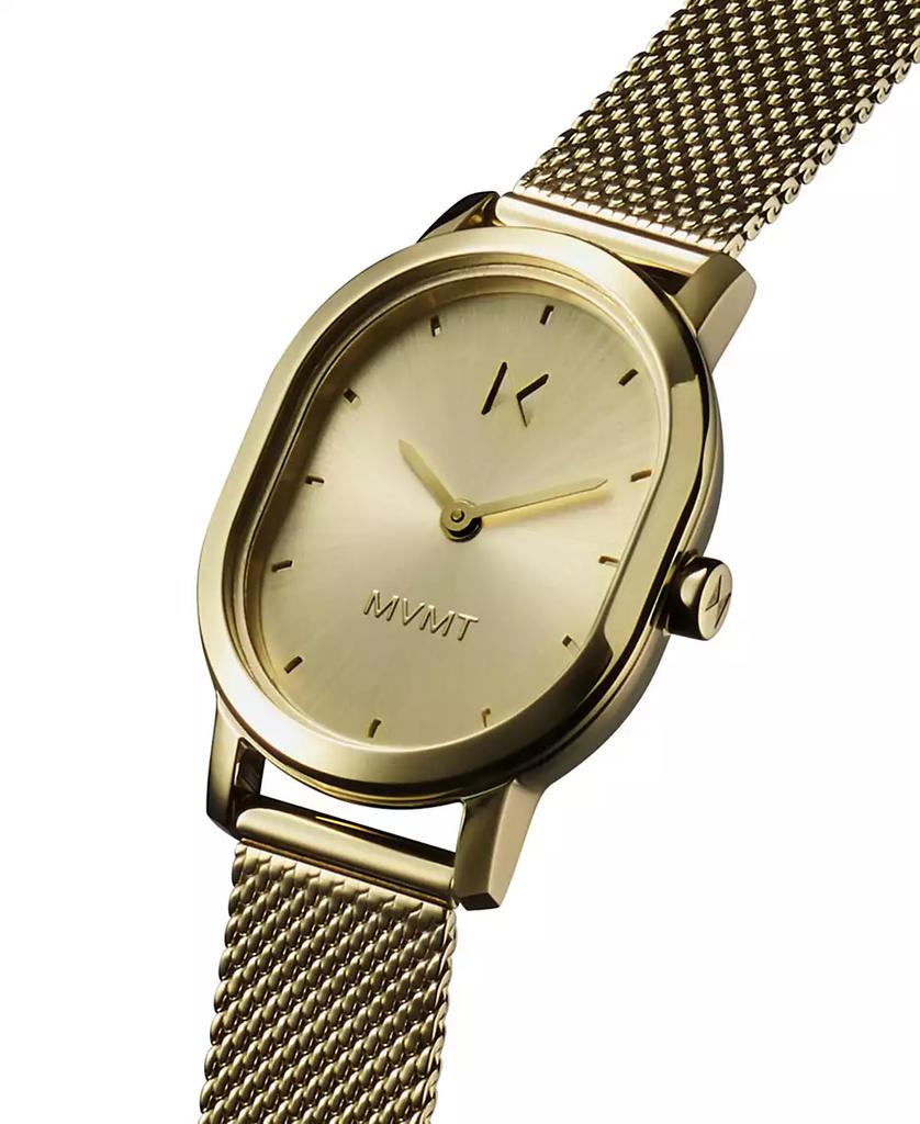 MVMT Women's Carmel Oval Gold Tone Stainless Steel Bracelet Watch, 25mm
