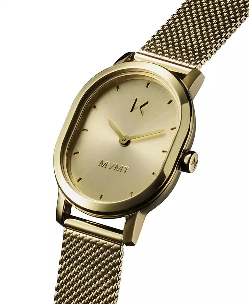 MVMT Women's Carmel Oval Gold Tone Stainless Steel Bracelet Watch, 25mm 2