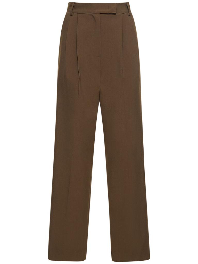 The Frankie Shop Bea Pleated Tech Twill Pants