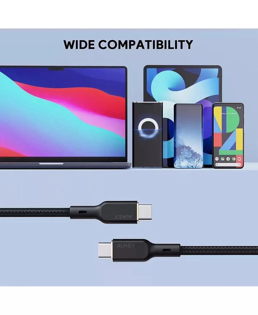 Aukey CB-KCC102 | 100W 1.8m USB-C to USB-C Cable 4