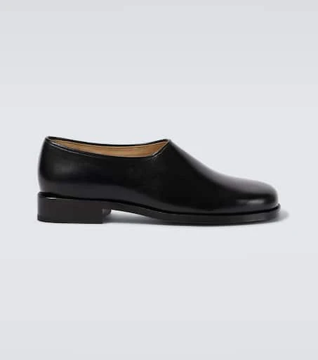 Lemaire Anatomic leather slip-on loafers 1