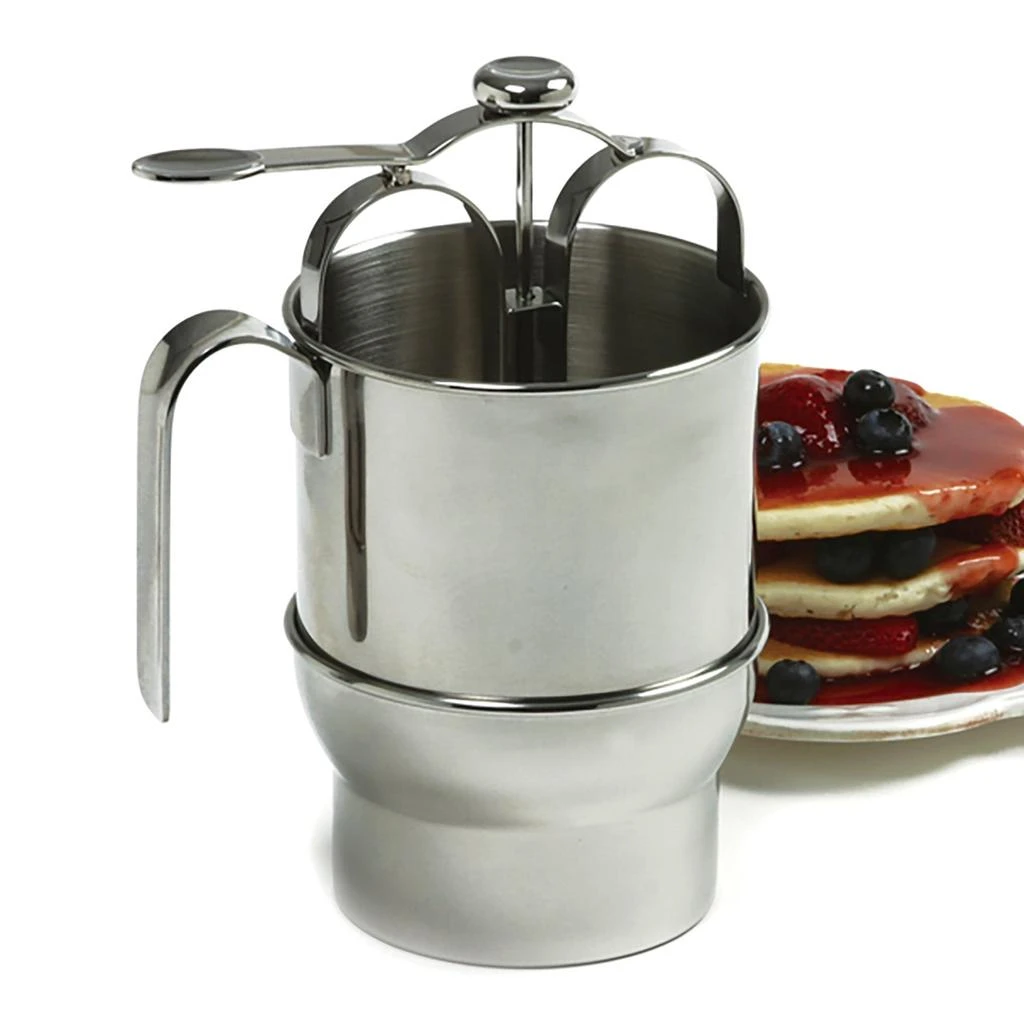 Norpro Jumbo Stainless Steel Pancake Dispenser with Holder