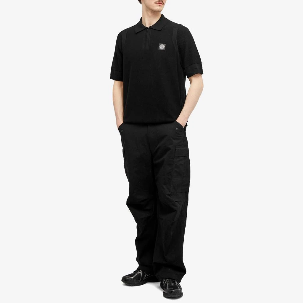Stone Island Stone Island Soft Cotton Patch Knitted Polo Shirt 4