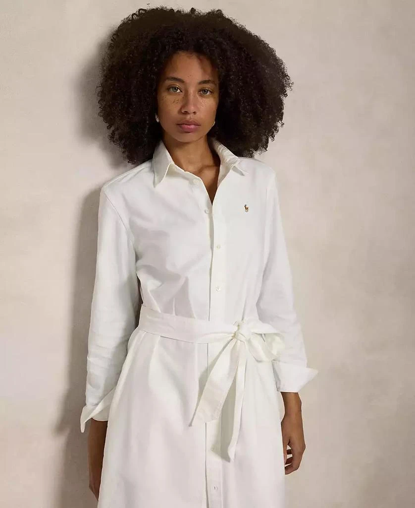 Ralph Lauren Women's Belted Cotton Oxford Shirtdress 3