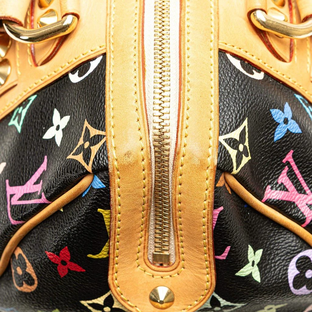 Louis Vuitton Louis Vuitton Black Monogram Multicolore Courtney MM 8