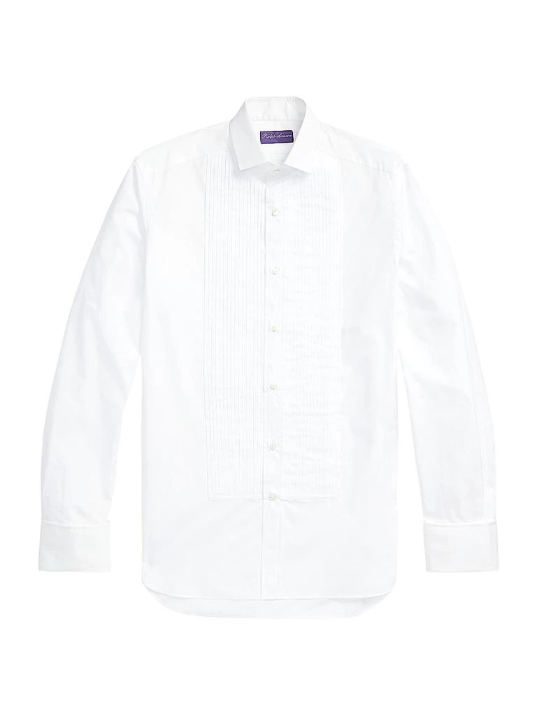 Ralph Lauren Dexter Cotton Pleated Long-Sleeve Shirt 1