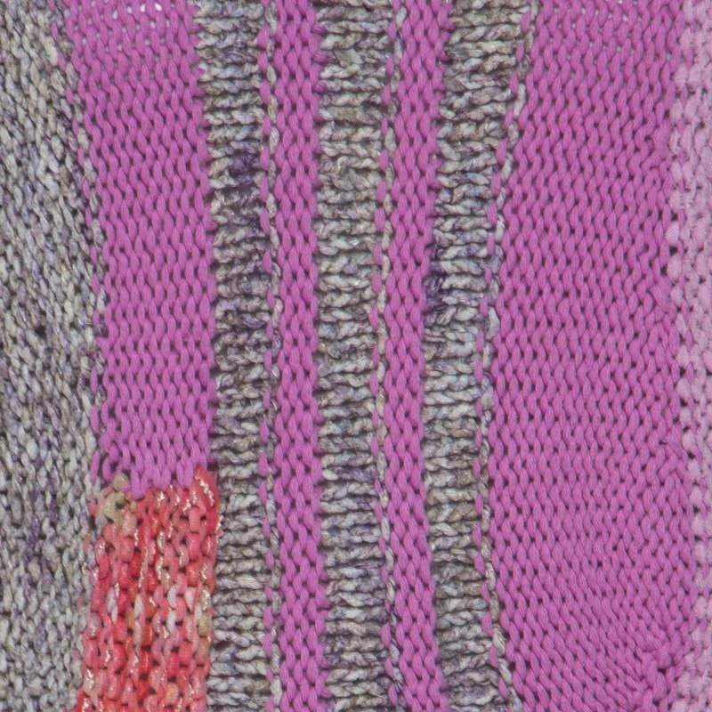 Marc Jacobs Marc by Marc Jacobs Grey & Purple Cotton Blend Hand Knit Sweater M 4