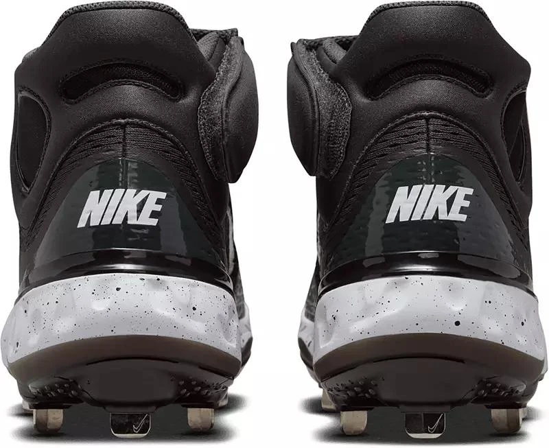 NIKE Nike Men's Alpha Huarache Elite 4 Mid Metal Baseball Cleats 5