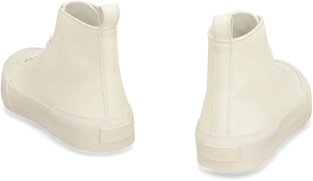 Jil Sander Jil Sander Leather High-Top Sneakers 4