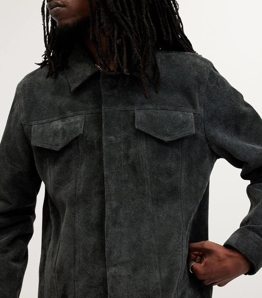 ALL SAINTS Suede Hopper Jacket 8