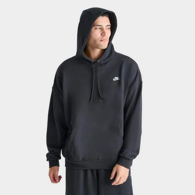 NIKE Men's Nike Club Fleece Oversized French Terry Pullover Hoodie 1