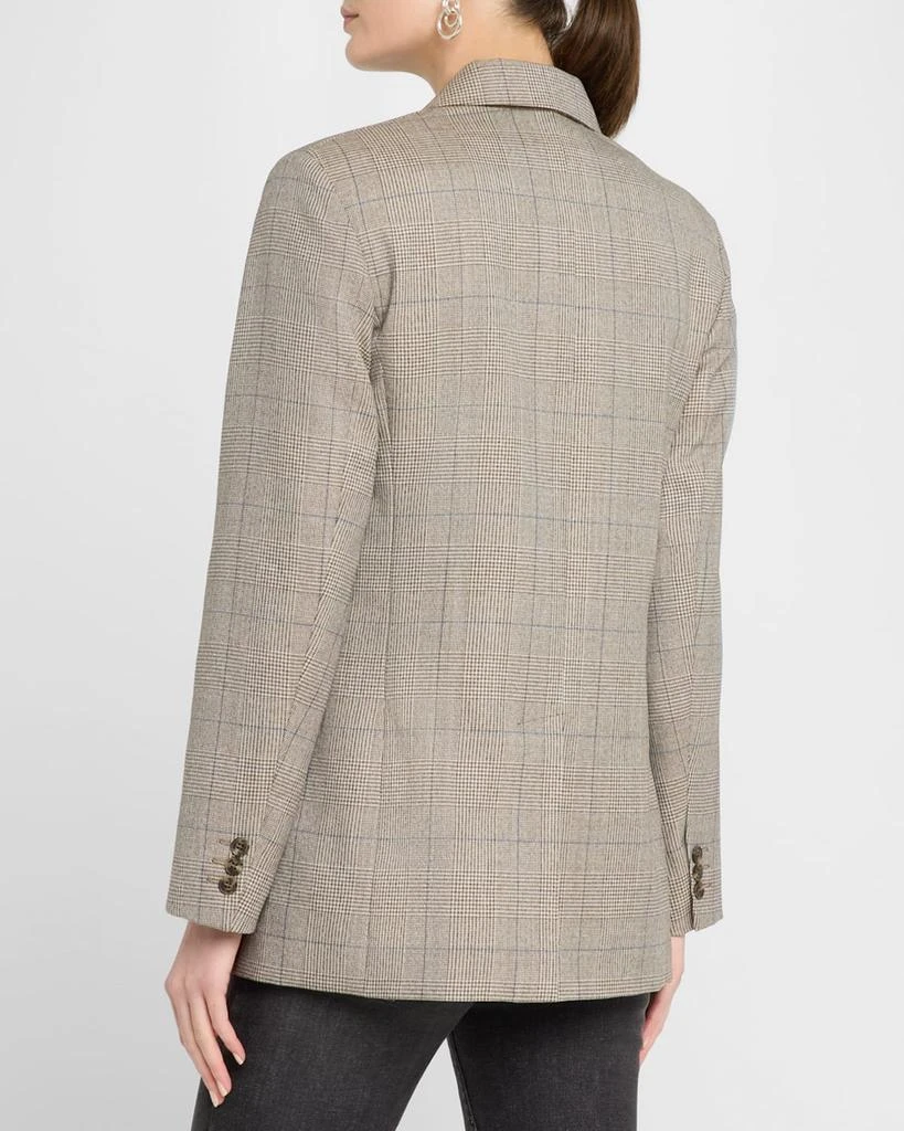 Weekend Max Mara Burgos Single-Breasted Check Blazer 3