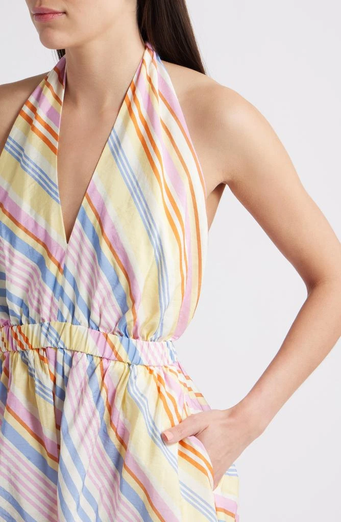 FRNCH Absato Print Halter Romper 4