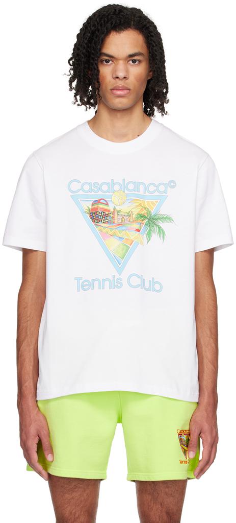【CASABLANCA】ル テンプル ドゥ スポール T シャツ Le Temple Du Sport Short-Sleeve T-Shirt – Casablanca
