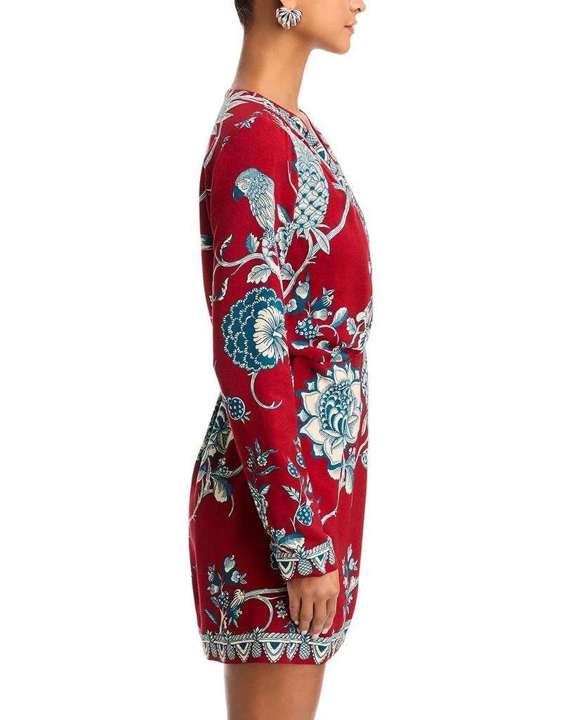 Farm Rio Tropical Landing Mini Wrap Dress 5