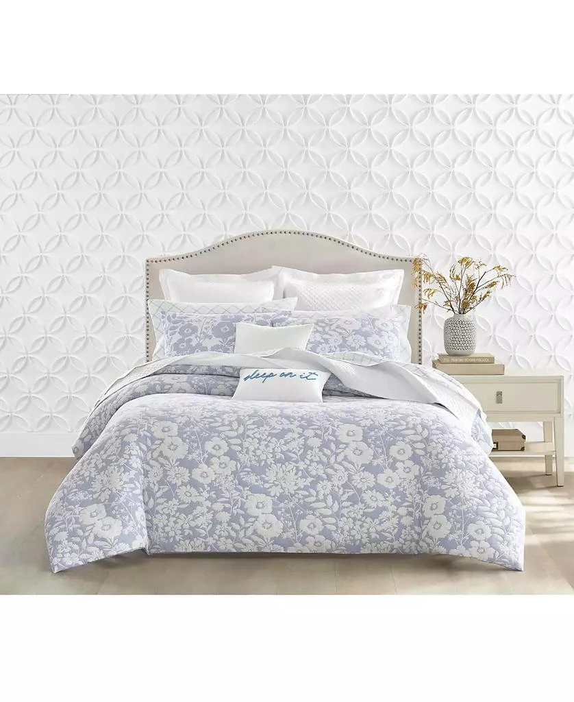 Charter Club Silhouette Floral 3-Pc. Duvet Cover Set, King, Exclusively at Macy’s 11