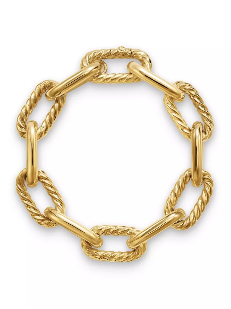 David Yurman DY Madison Chain Bracelet in 18K Yellow Gold, 13.5MM 3