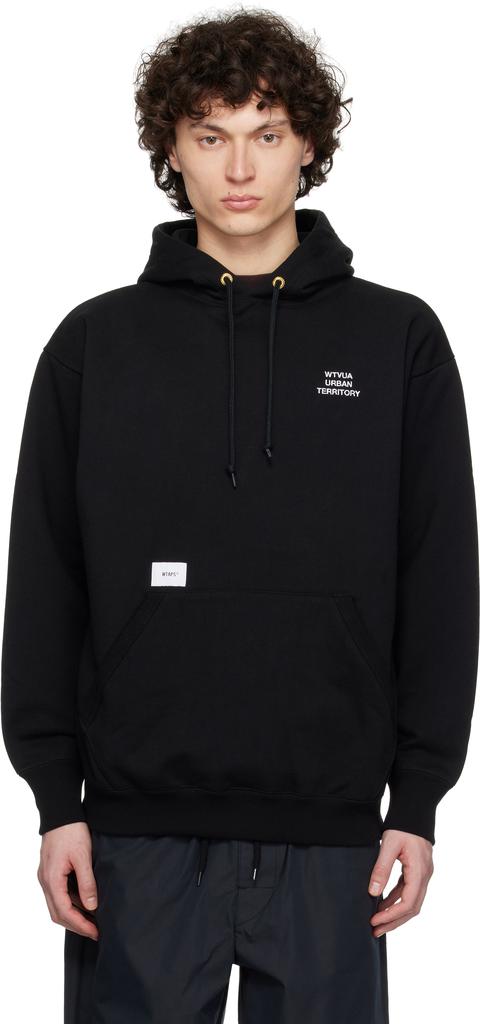 WTAPS / ACADEMY HOODED / BLACK / Ｌ Wtaps Men's Academy Hoodie Black - Hoodies - BeyondStyle