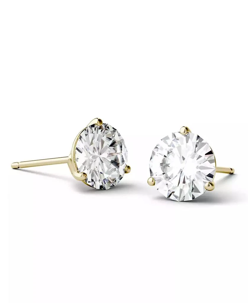 Charles
Colvard Moissanite Martini Stud Earrings (2 ct. t.w. Diamond Equivalent) in 14k White or Yellow Gold 4