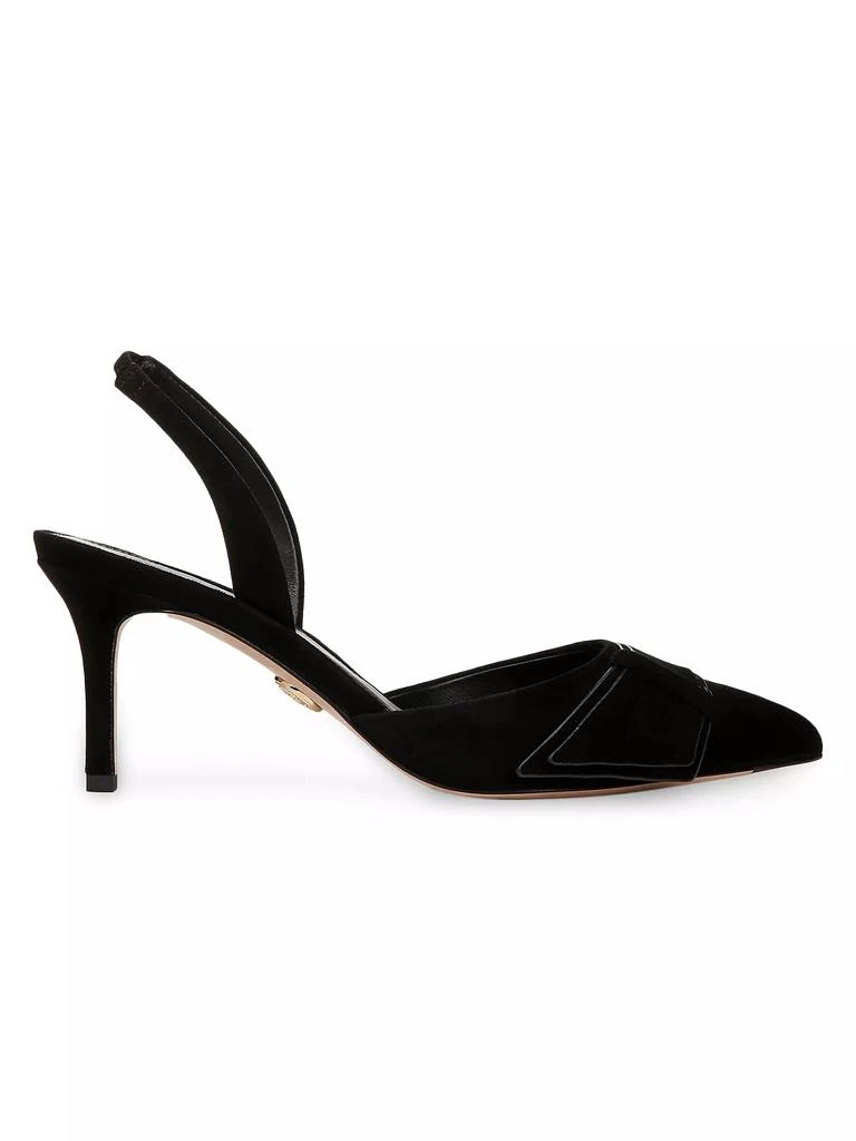 VERONICA BEARD Lisbeth 70MM Suede Slingback Pumps 1