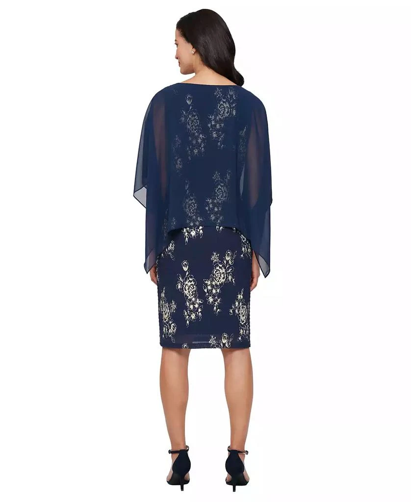 SL Fashions Petite Round-Neck Sheath Dress 2