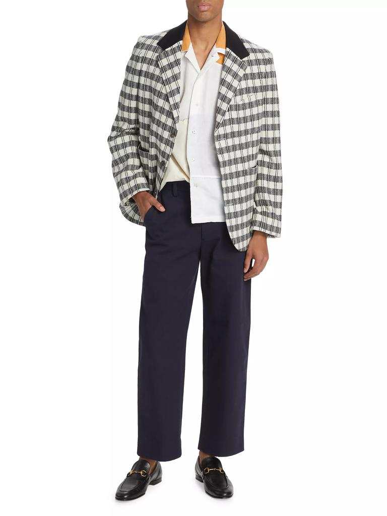 新品／BODE Check wool coat S/M コートジャケット 新品／BODE Check wool coat S/M コートジャケット - メルカリ
