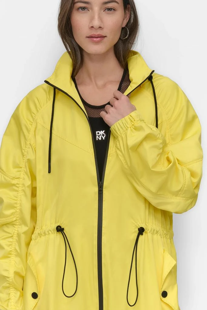 DKNY COATED SATIN ANORAK 4