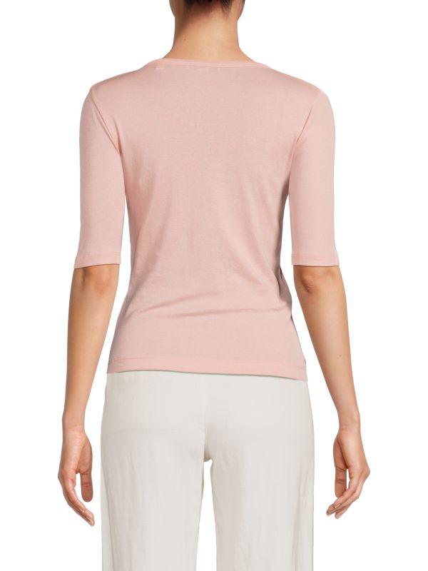 Vince Solid Pima Cotton Henley