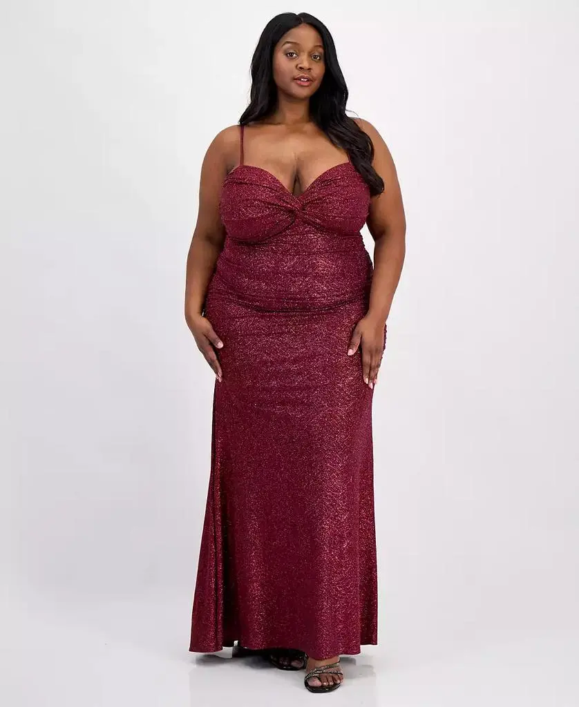 emerald sundae burgundy dress Okinawa Prefecture Emerald Sundae Macy's Blue Dress Juniors EMERALD  SUNDAE Womens Burgundy Full-Length Faux Wrap Dress Juniors L