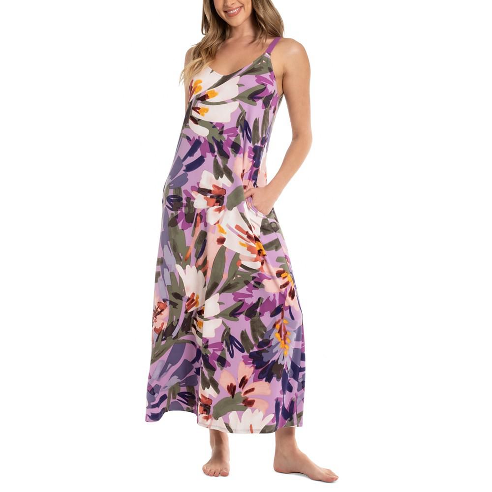 Linea Donatella Women's Printed Sleeveless Nightgown