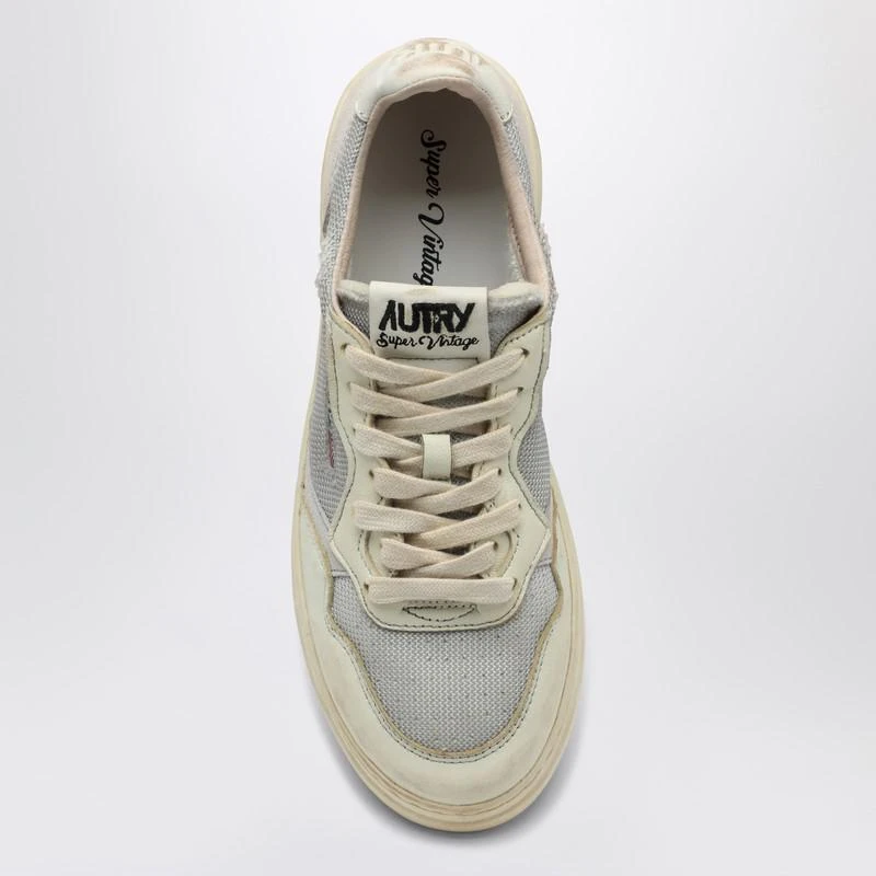 Autry Sneaker Medalist Low Super Vintage in gray/white leather and mesh 3