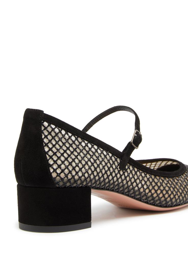【送料&関税込】Aquazzura Mayor Crystal DA¨colletA¨ Aquazzura Mayor crystals mesh pumps 35 - High Heels