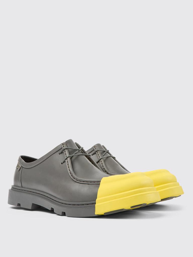 CAMPER Camper Derby shoes Junction in leather GREY 46 Dress Shoes BeyondStyle