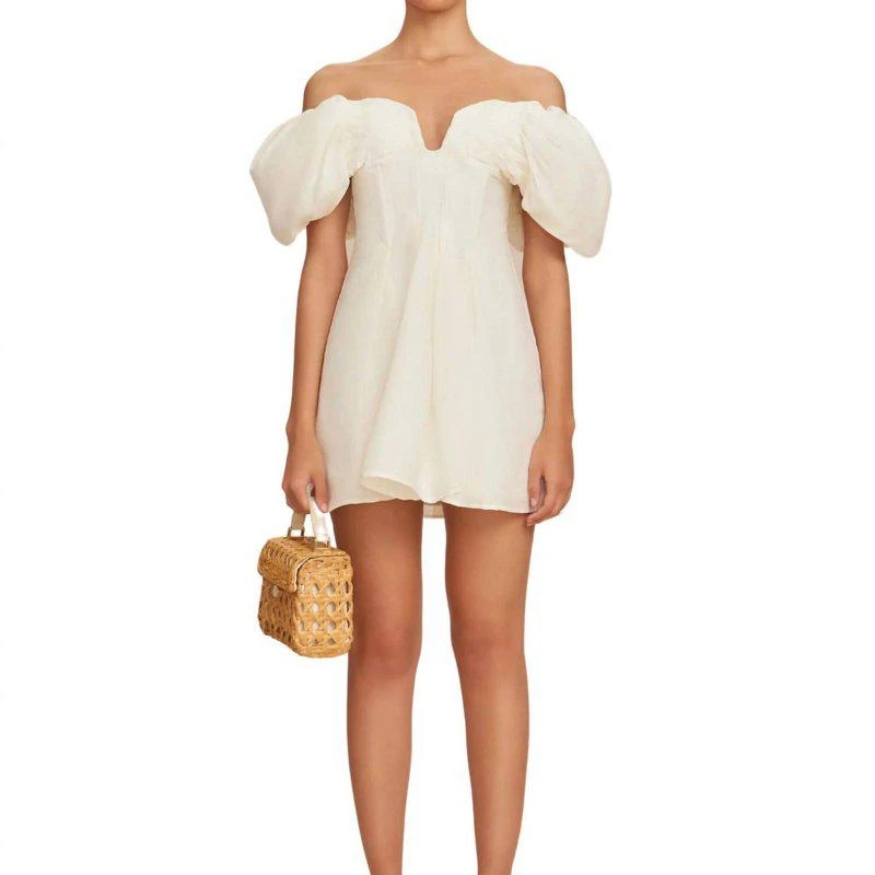 Cult Gaia Lissett Dress In White 1