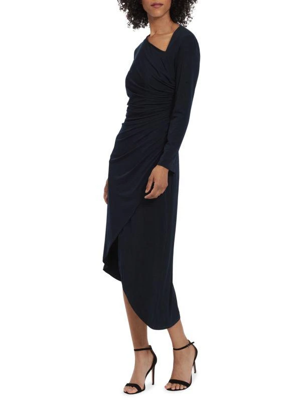 Maggy London Faux Wrap Jersey Sheath Dress 3