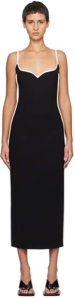 Paris Georgia Black Heart Midi Dress 1