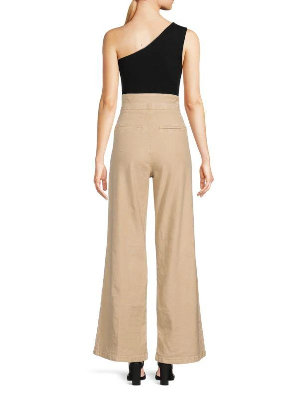 Favorite Daughter The Josephine Linen Blend Wide Leg Pants 2