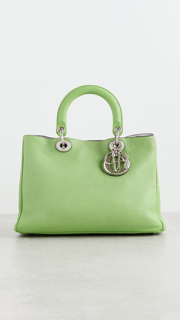 What Goes Around Comes Around Dior Leather Lady Dior Medium Bag