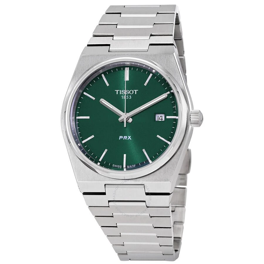Tissot PRX T-Classic Quartz Green Dial Men's Watch T1374101109100 1