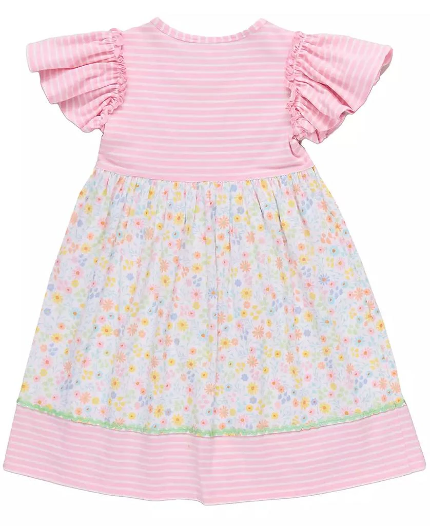 Bonnie Jean Little Girls Bunny Tail Applique Dress 3
