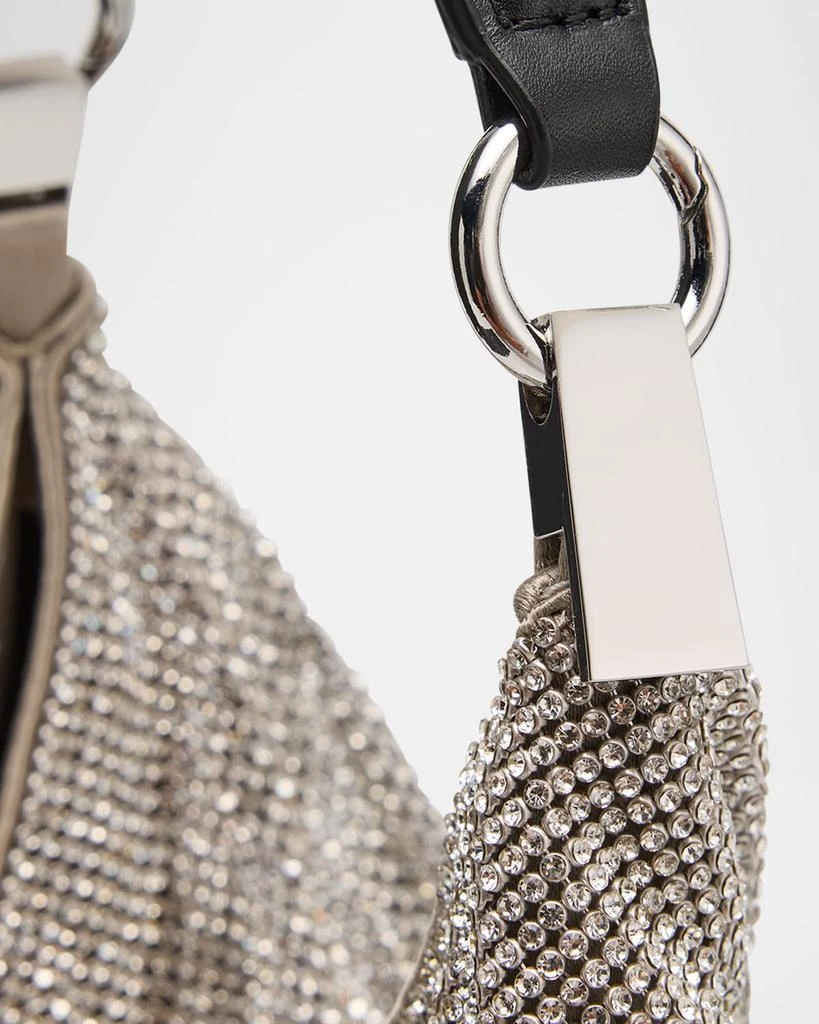 BENEDETTA BRUZZICHES Bella Ciao Crystal Mesh Shoulder Bag 6