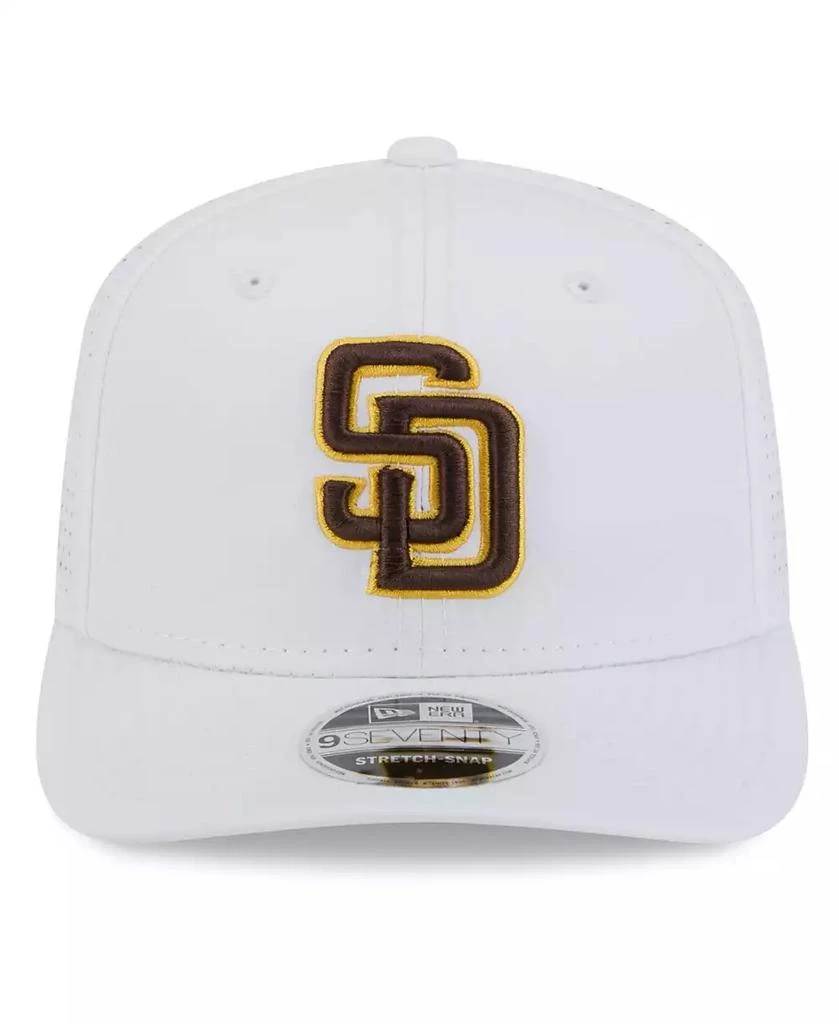 New Era Men's White San Diego Padres 2025 Spring Training 9SEVENTY COOLERA Stretch-snap Hat 5
