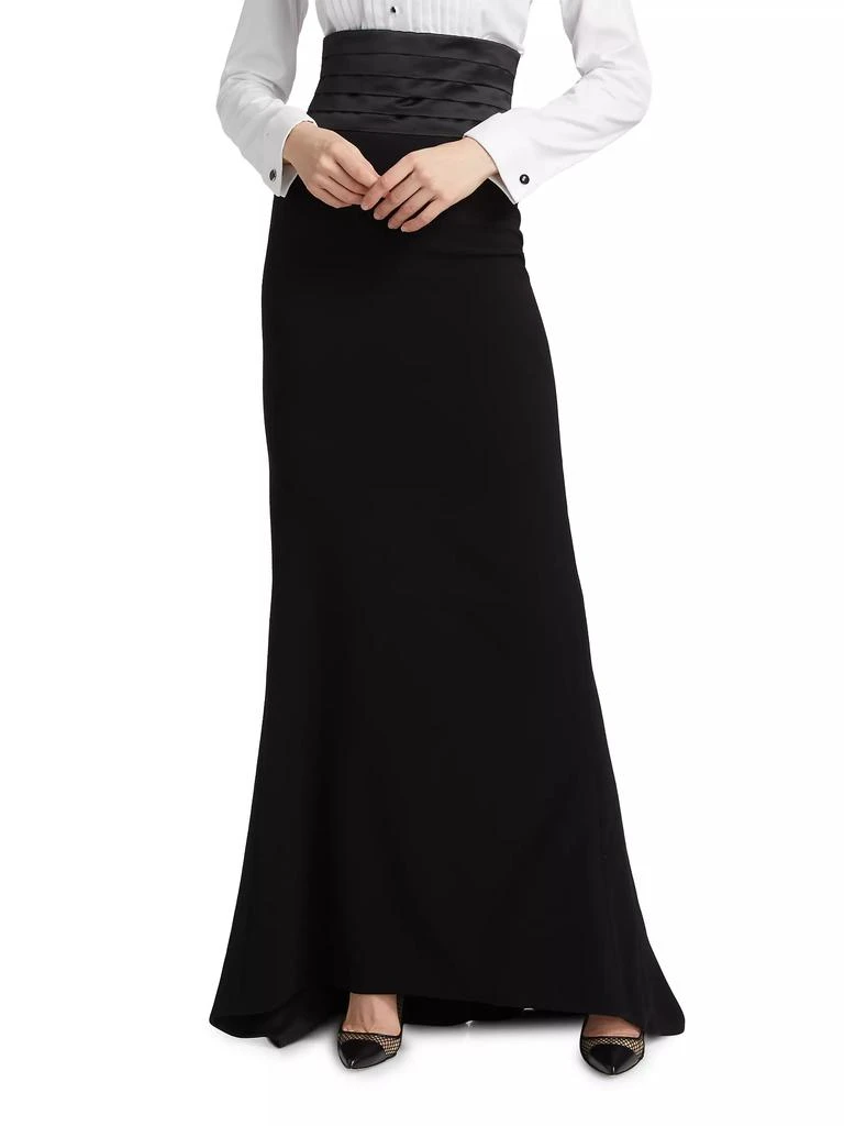 Sergio Hudson Cumberbund Evening Maxi Skirt 3