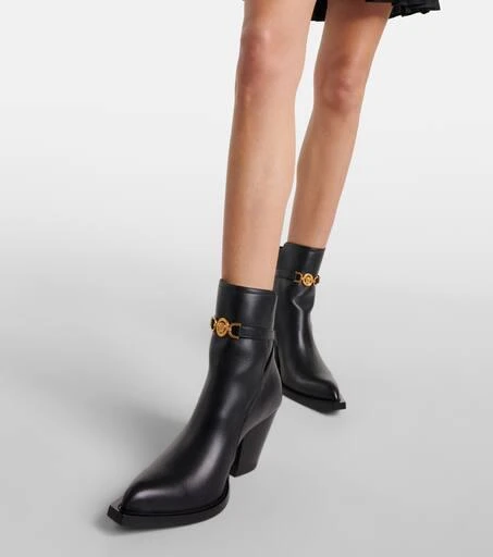 Versace Medusa '95 leather ankle boots 7