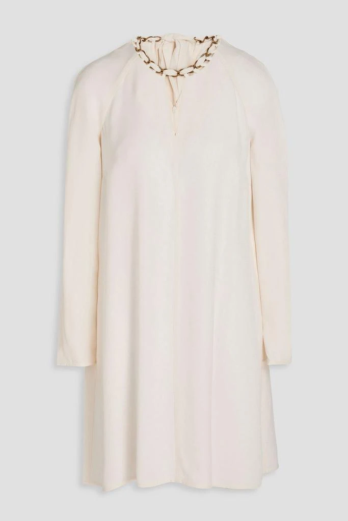 Zimmermann Chain-embellished crepe mini dress 1