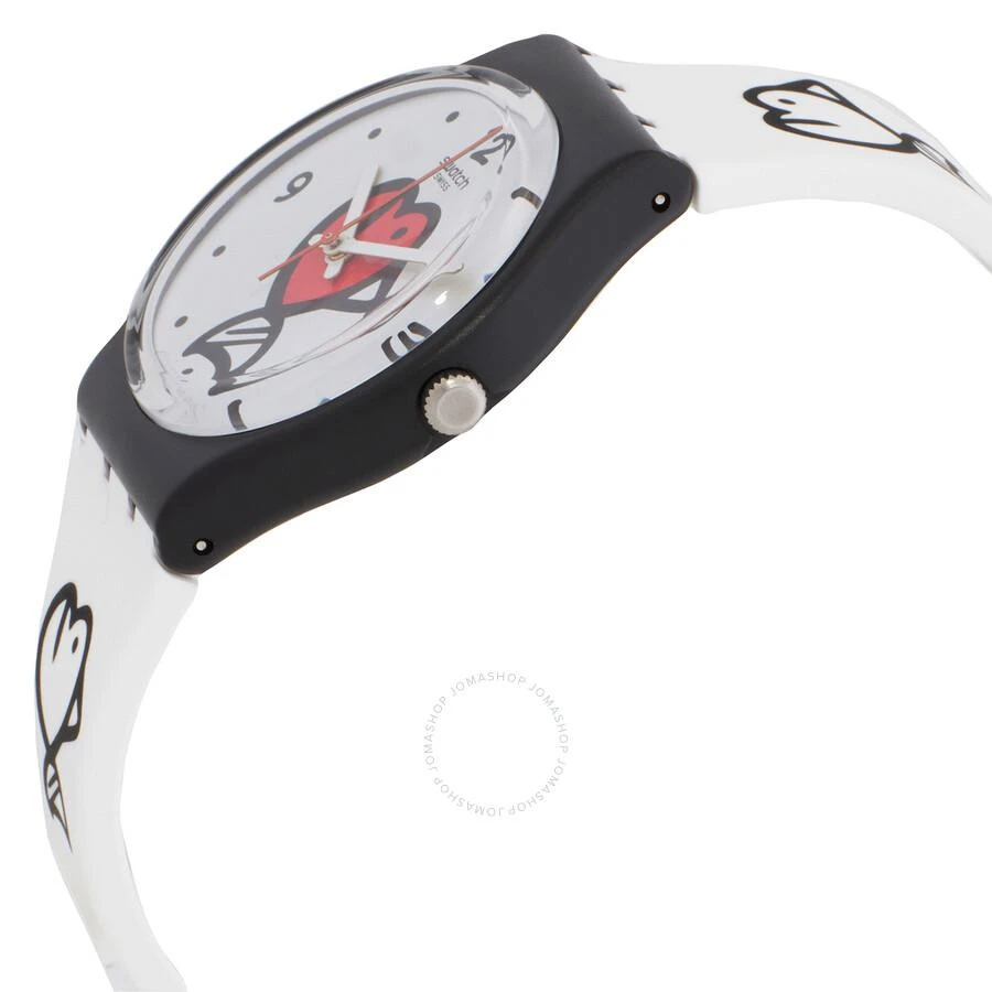 Swatch Fishy Fishy Quartz White Dial Ladies Watch GB321 2