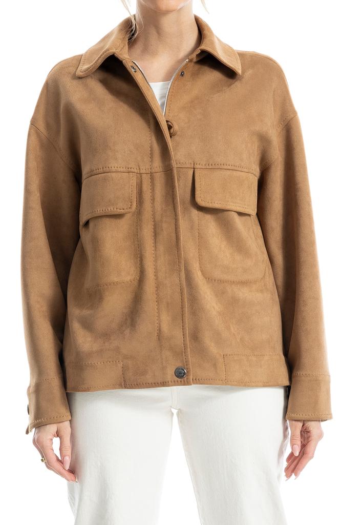 Max Studio Faux Suede Jacket